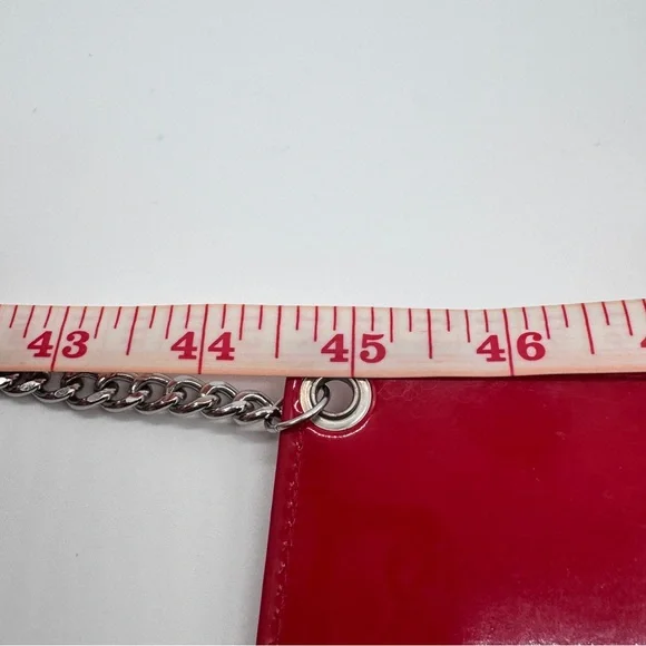 Dior Rouge Chain Red and Black Makeup Bag